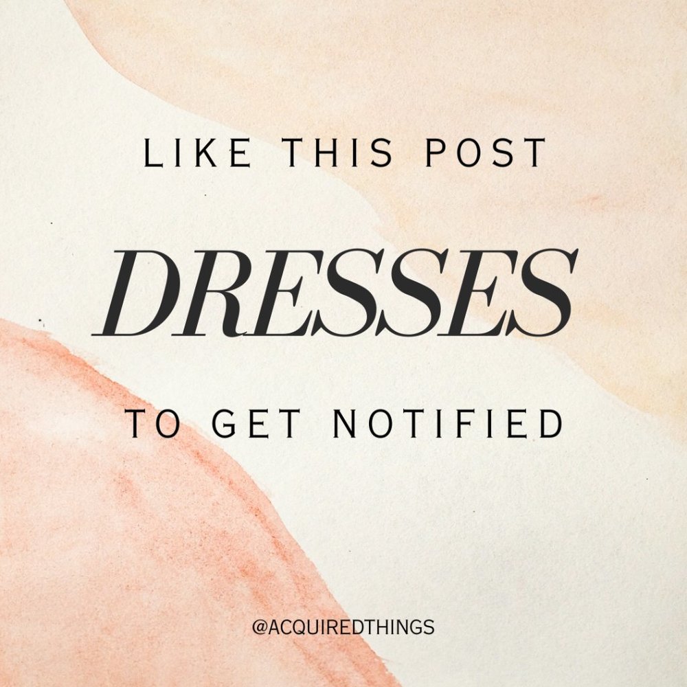 DRESSES NOTIFICATION!